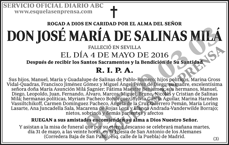 José María de Salinas Milá